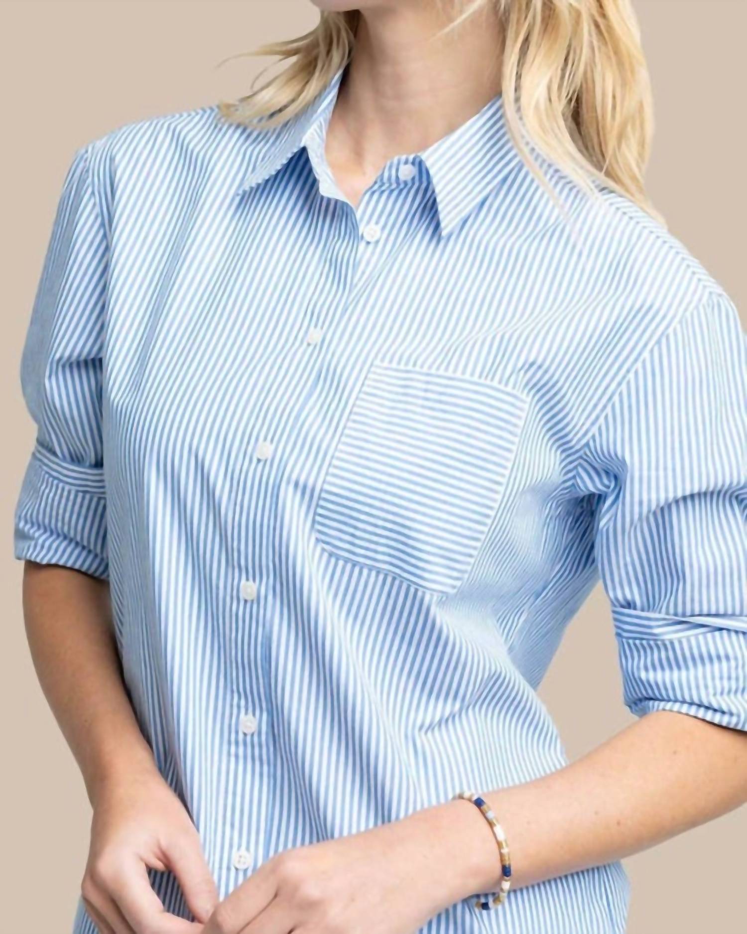 Southern Tide - Cam Stripe Poplin Dress