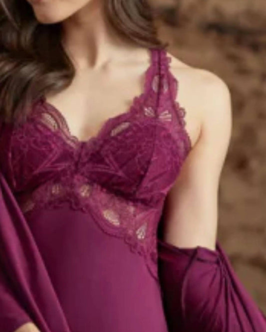 Fleur'T - Belle Epoque Lace T-Back Gown