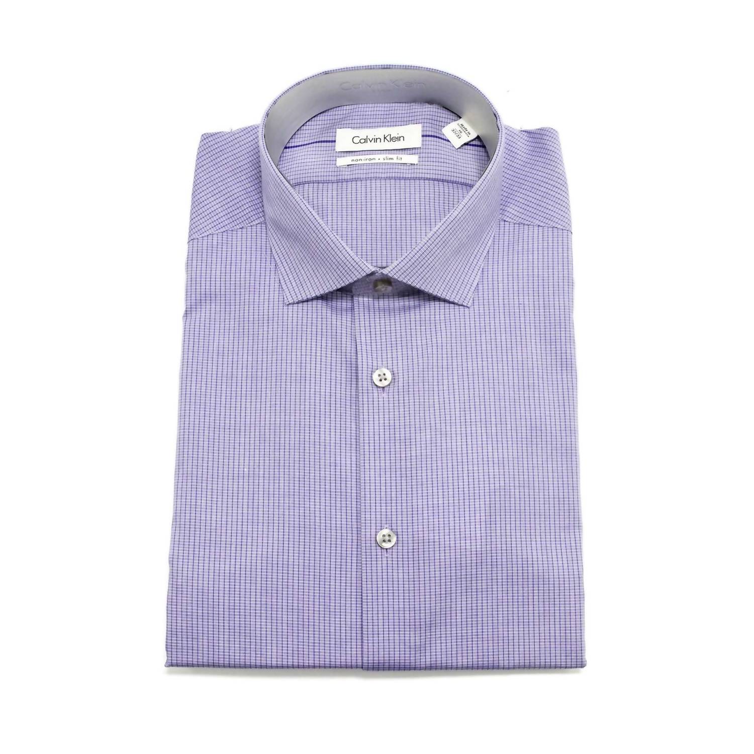 Calvin Klein - Men's Non-iron Slim Fit Dress Shirt