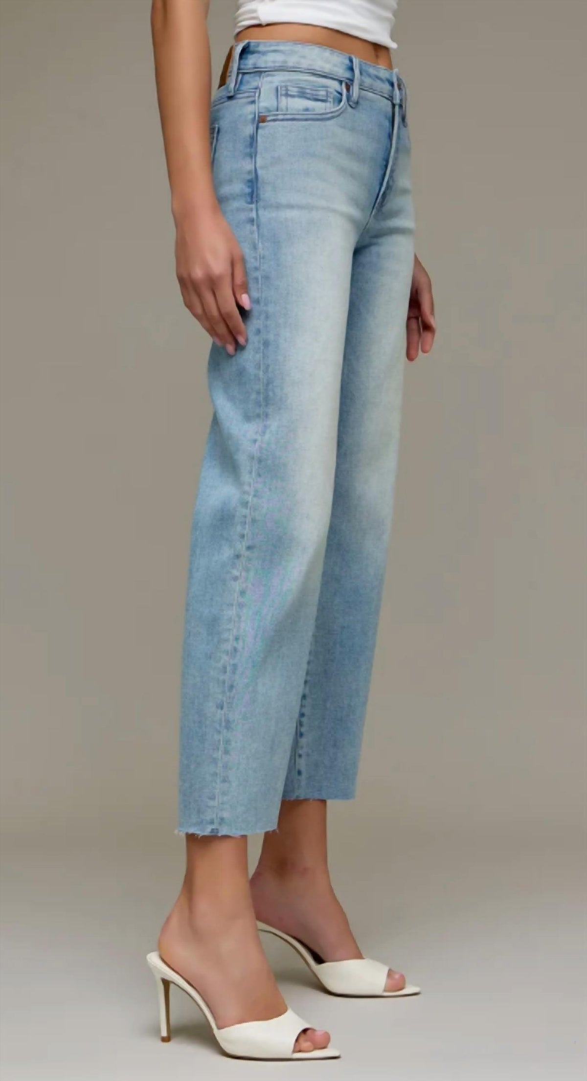 Hidden - ELLA CROPPED CLASSIC STRAIGHT JEAN