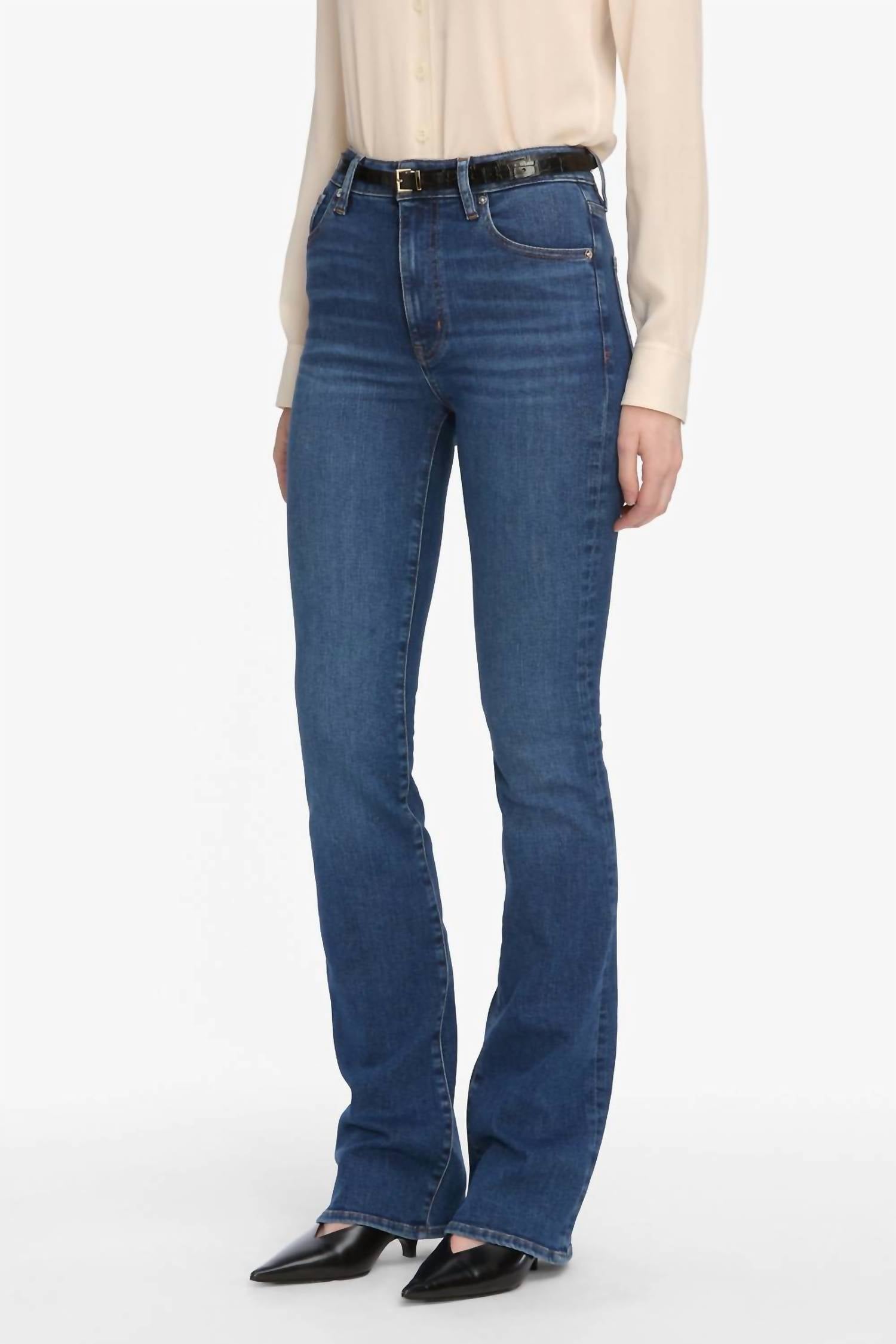 FRAME Reboot Super Stretch Jean in elixir - women's jeans - detail view
