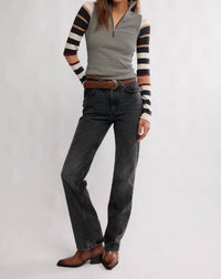 Free People - Avery Zip Up Sweater