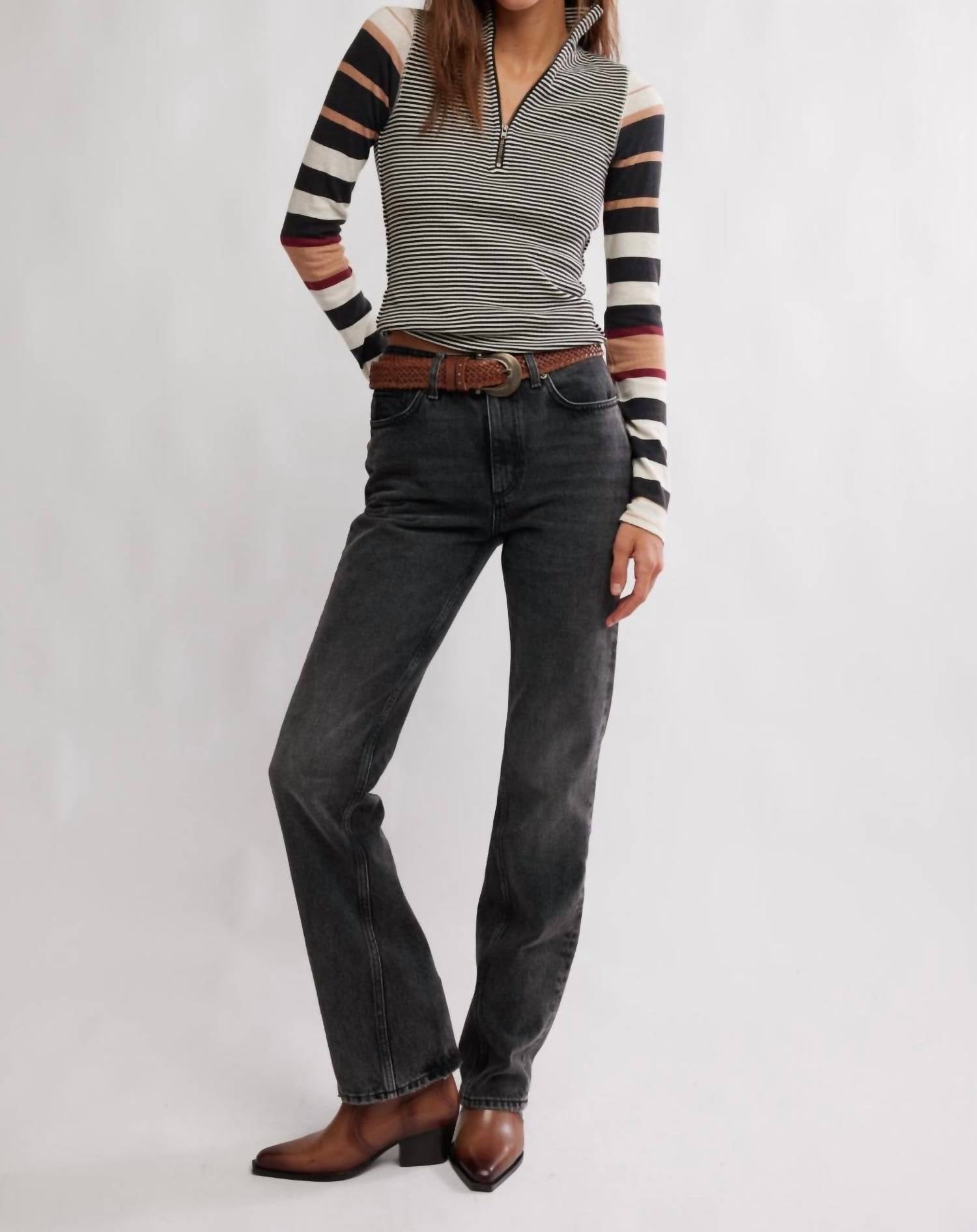 Free People - Avery Zip Up Sweater