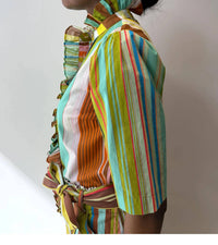 Hope For Flowers - Frilled Button Down Top