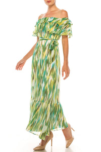 Donna Morgan - Multi Print Midi Dress