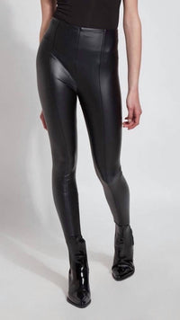 Lysse - High Waist Vegan Leather Leggings