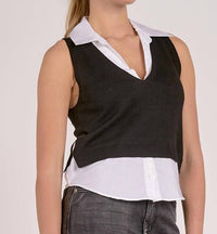 Elan - Yuma Layered Sweater Vest