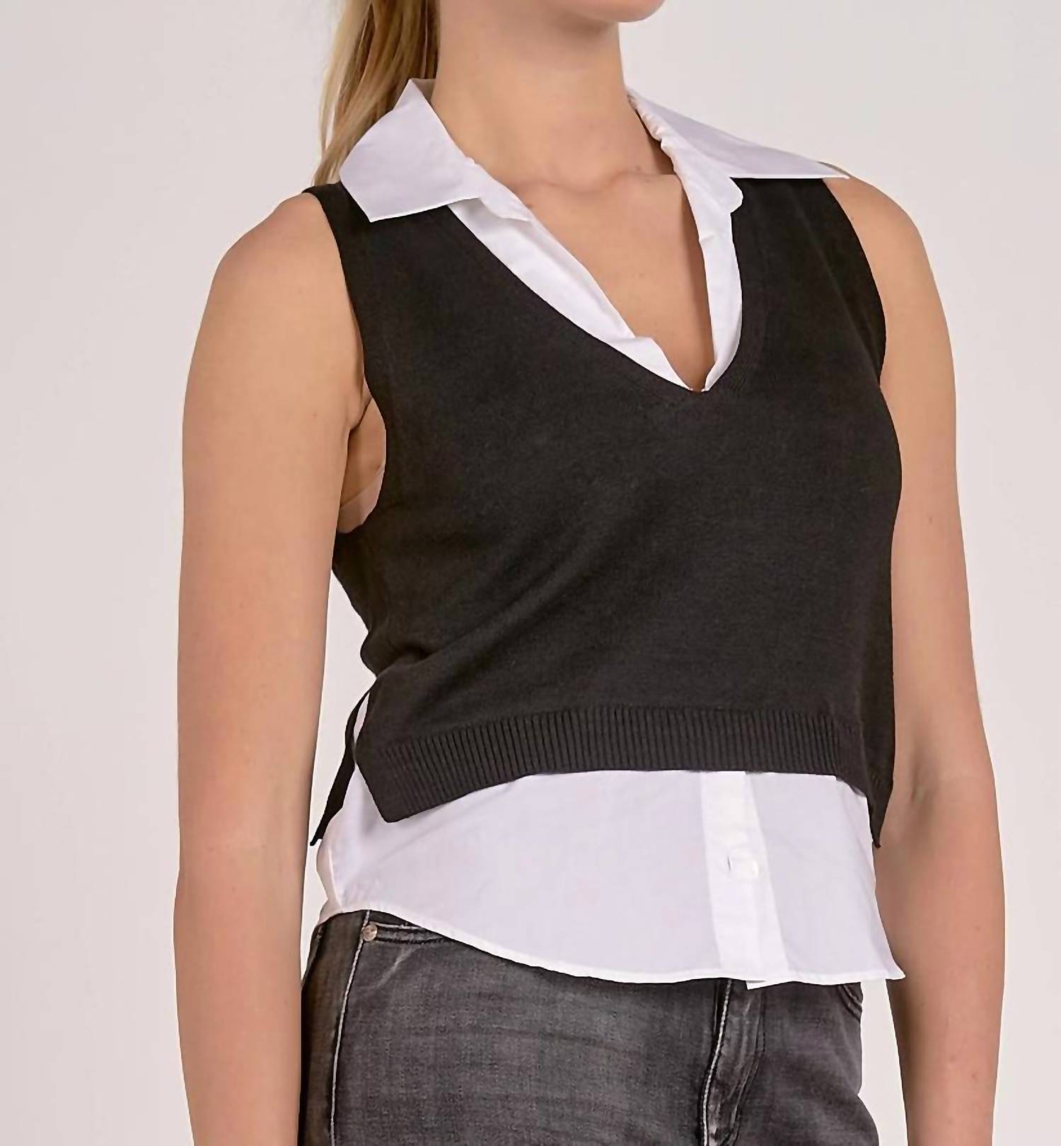 Elan - Yuma Layered Sweater Vest