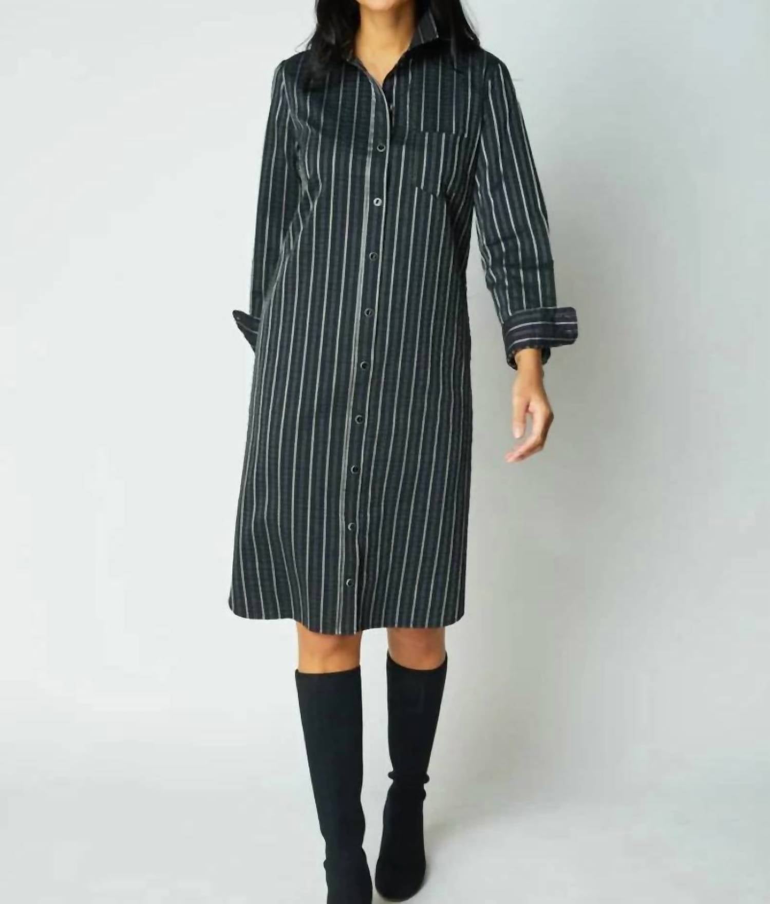 Habitat - Eastside Stripe Cafe Dress