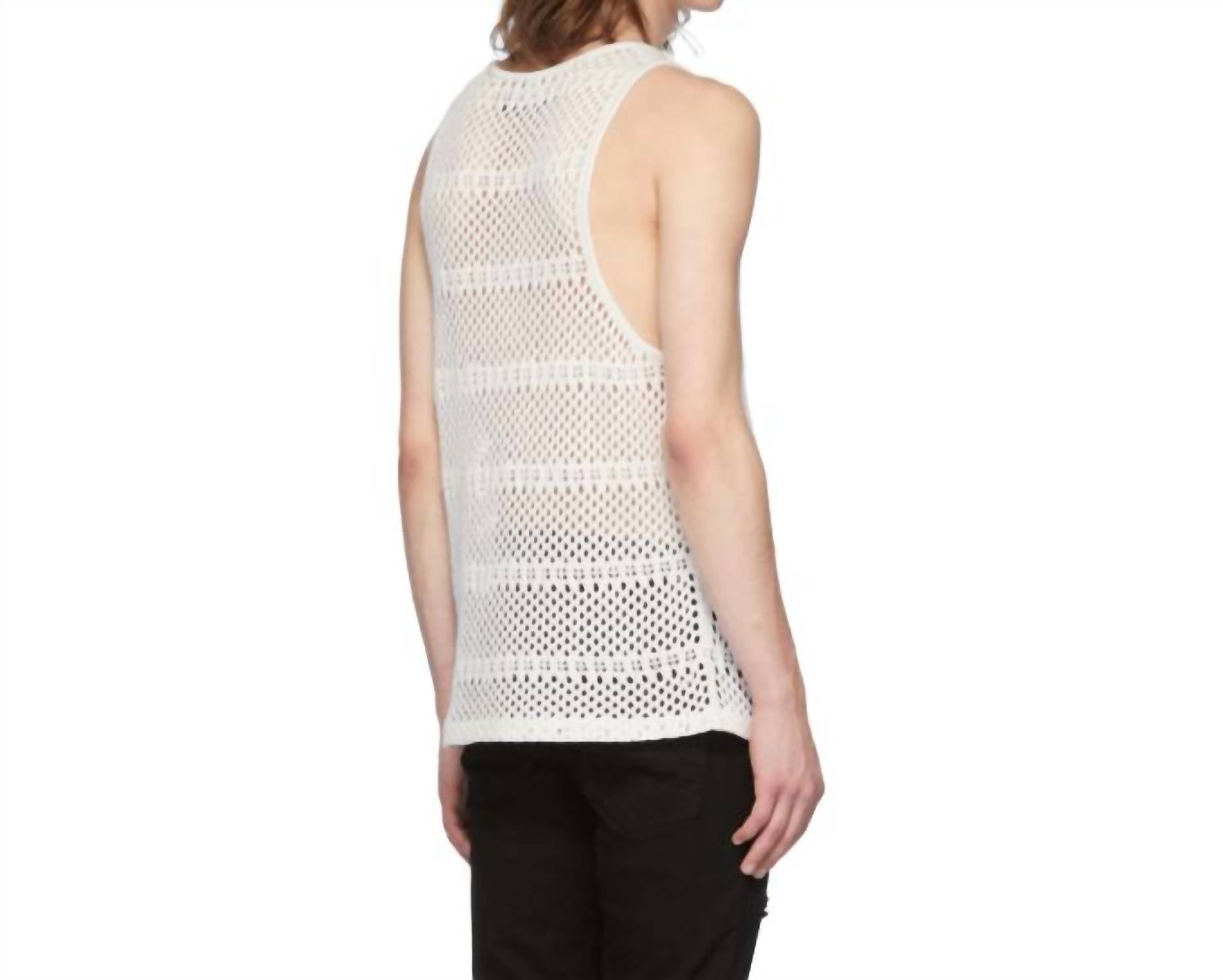 Amiri - Boyfriend Crochet Tank Top
