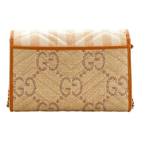 Gucci - Women's Gg Marmont Raffia Wallet