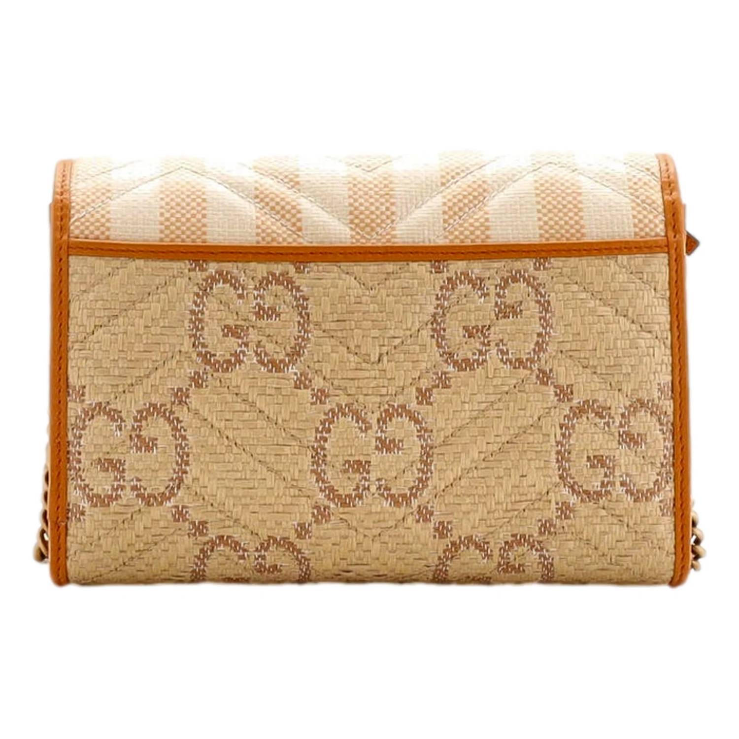 Gucci - Women's Gg Marmont Raffia Wallet