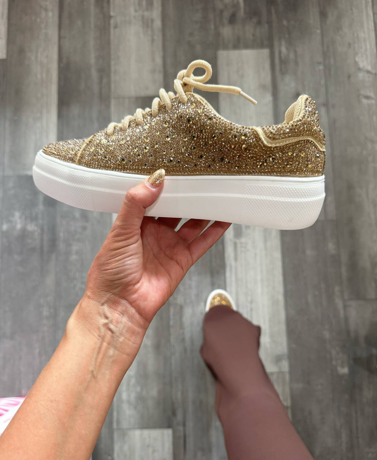 Corkys Footwear - Women's Bedazzle Rhinestone Sneaker