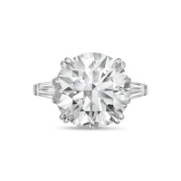Diana M Jewels - Women's Round & Baguette Lab-grown Diamond Jewelry Ring (6.00 Ct) - Elegant