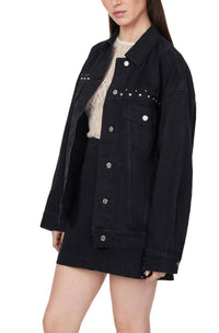 Habitual - Boyfriend Studded Trucker Jacket
