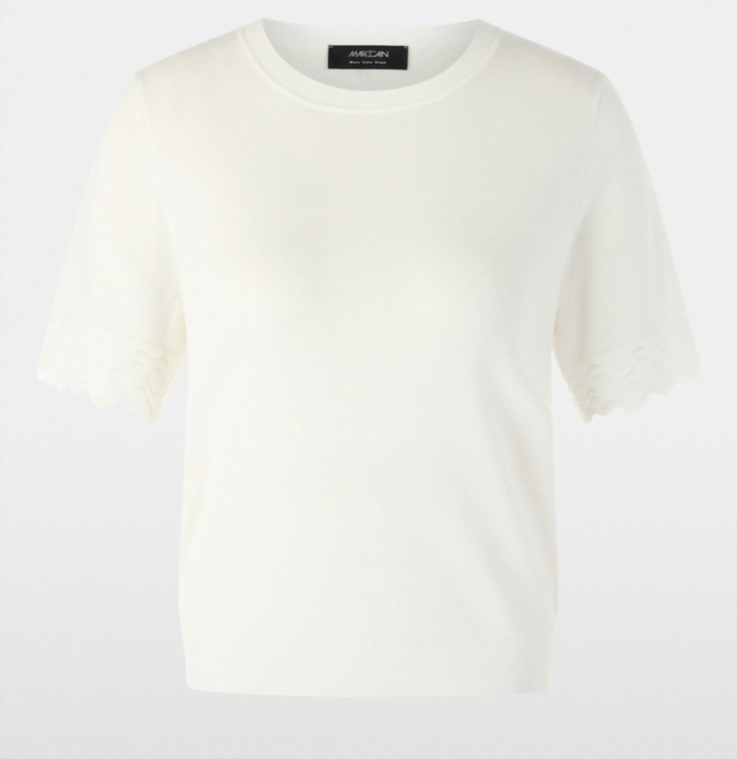 Marc Cain - Short-sleeved fine-knit sweater
