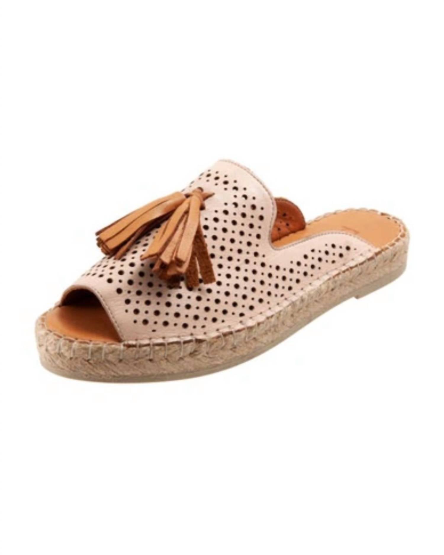 bueno Women's Navar Loafer Sandal in pale pink - women's sandal