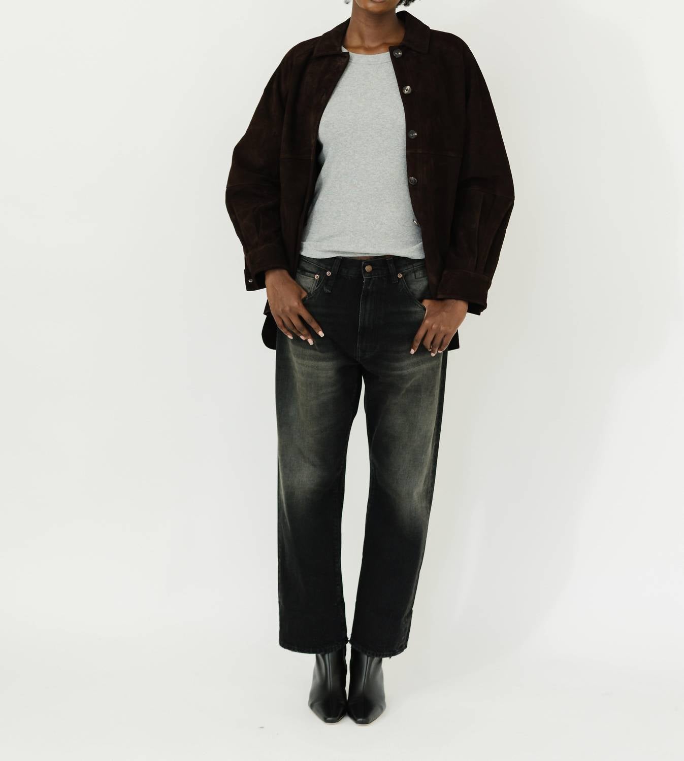 Staud - Josette Suede Shirt