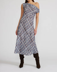 Lucy Paris - Ace Asymmetrical Midi Dress