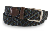 Martin Dingman Men's Newport Woven Italia Belt in dusk multi - men's bag