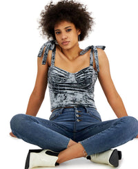 Leyden - Velvet Bustier Top