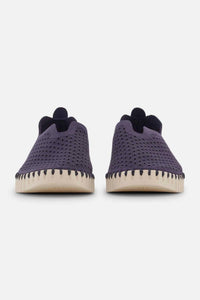 Ilse Jacobsen Women's Tulip Shoe in navy - women's sneaker - alternate view