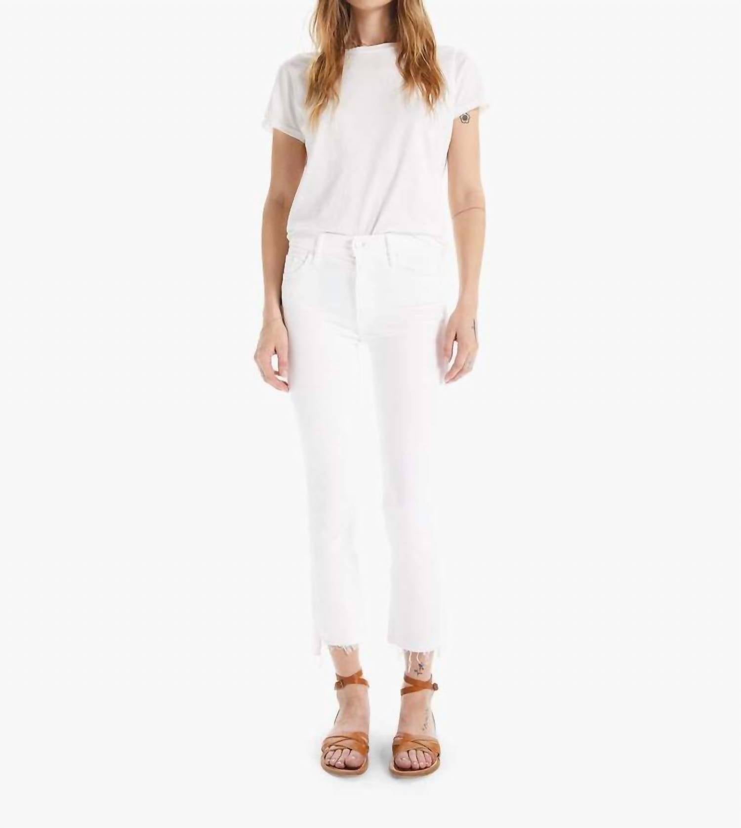 Mother - Insider Crop Step Fray Jeans
