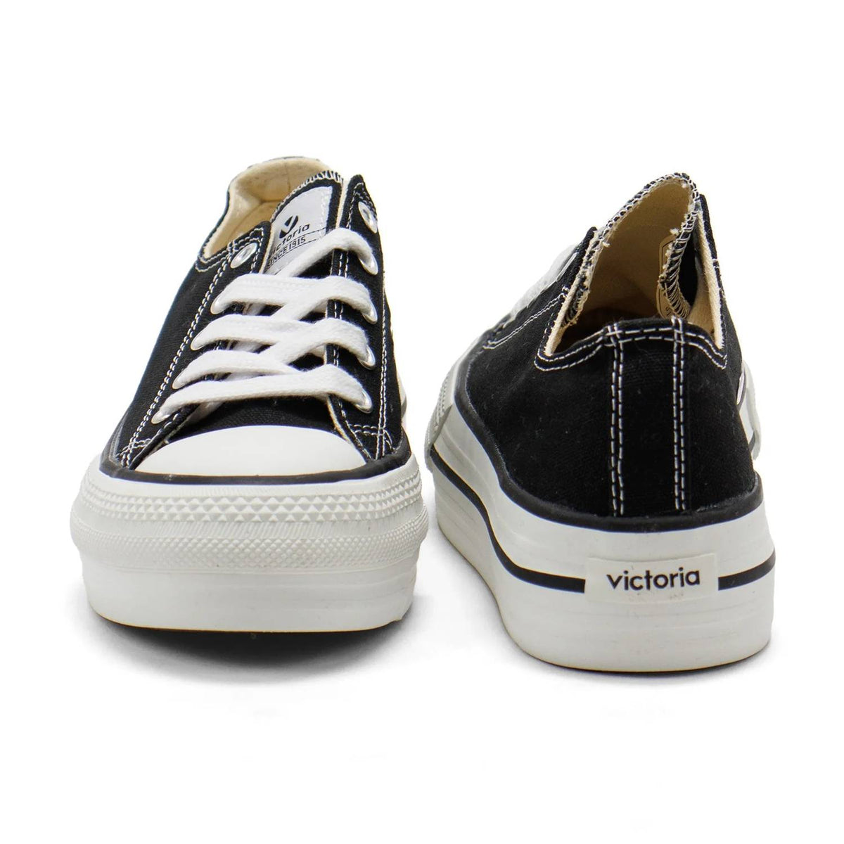 Victoria - Girls' Tribu Canvas Platform Trainers Shoes
