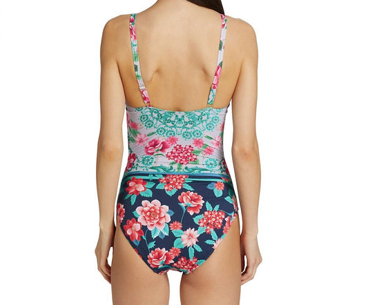 Johnny Was - JAPER RUCHED ONE PIECE SWIMSUIT