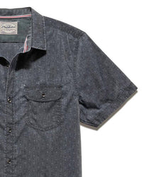 Flags & Anthem - Gardendale Short Sleeve Vintage Soft Dot Print Shirt