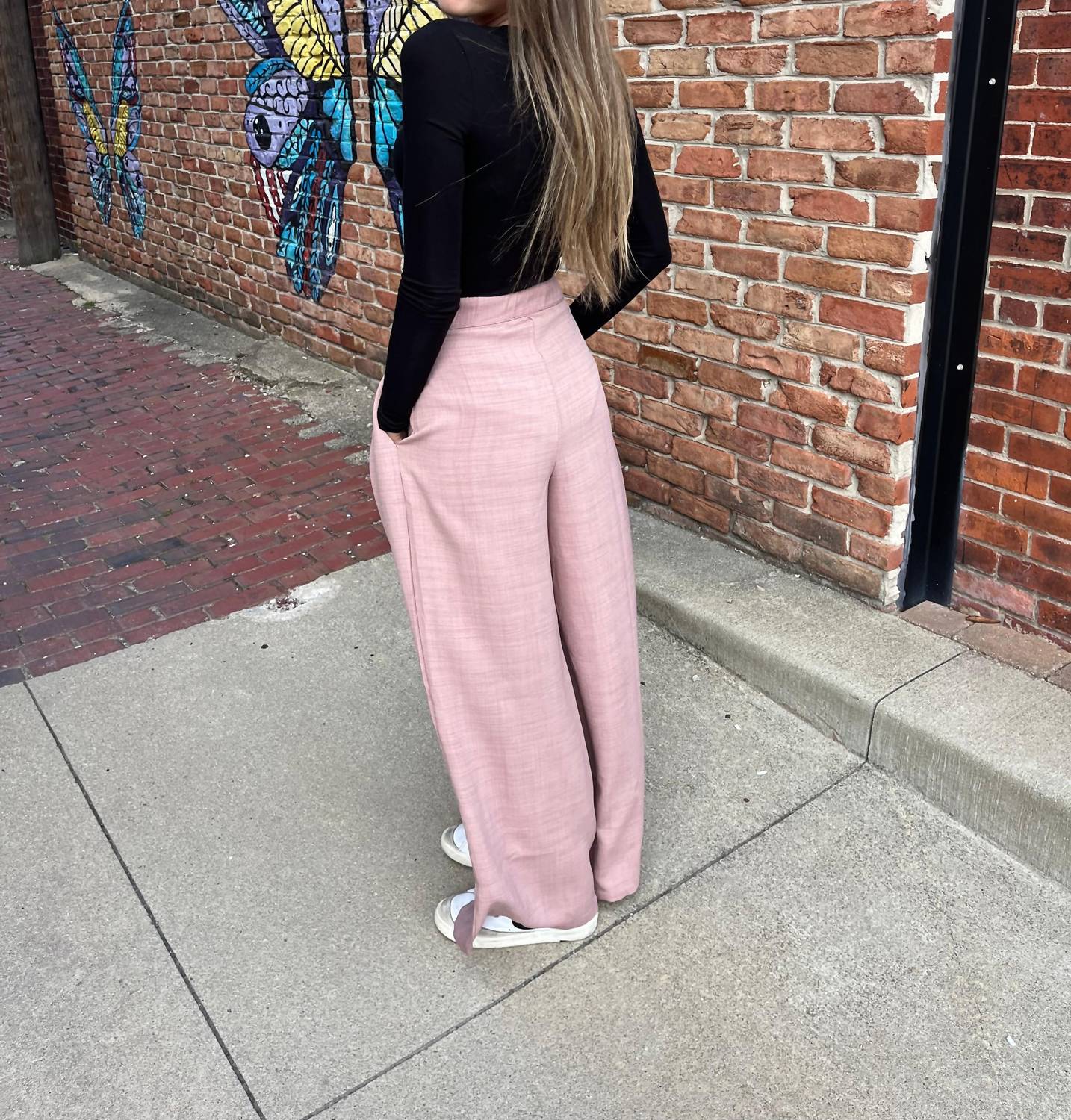 Hyfve - Wide Leg Pleated Trousers