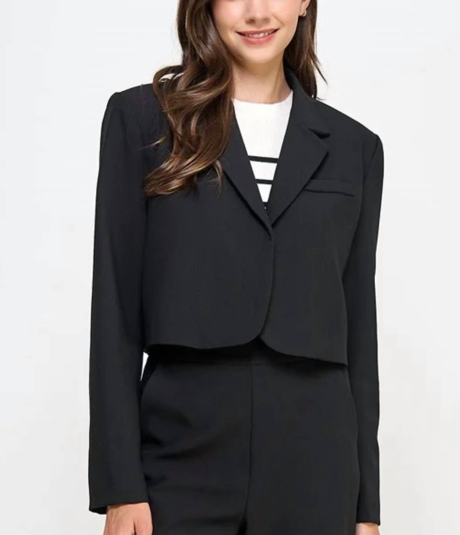 Ellison - Cropped Blazer