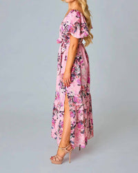 BUDDYLOVE Floral Maxi Dress in bashful pink - women's dress - alternate view