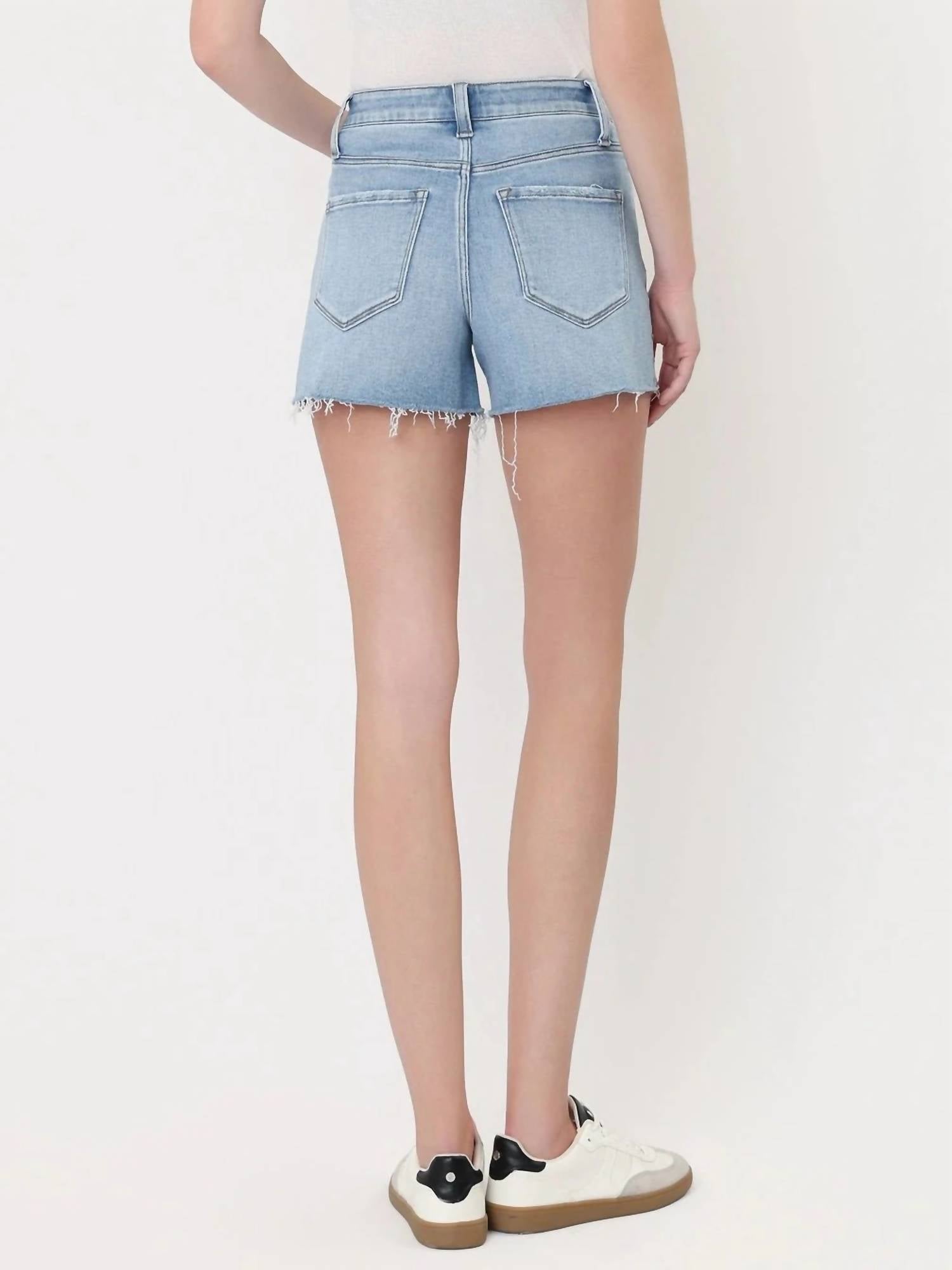 Vervet By Flying Monkey - Distressed A-line Shorts