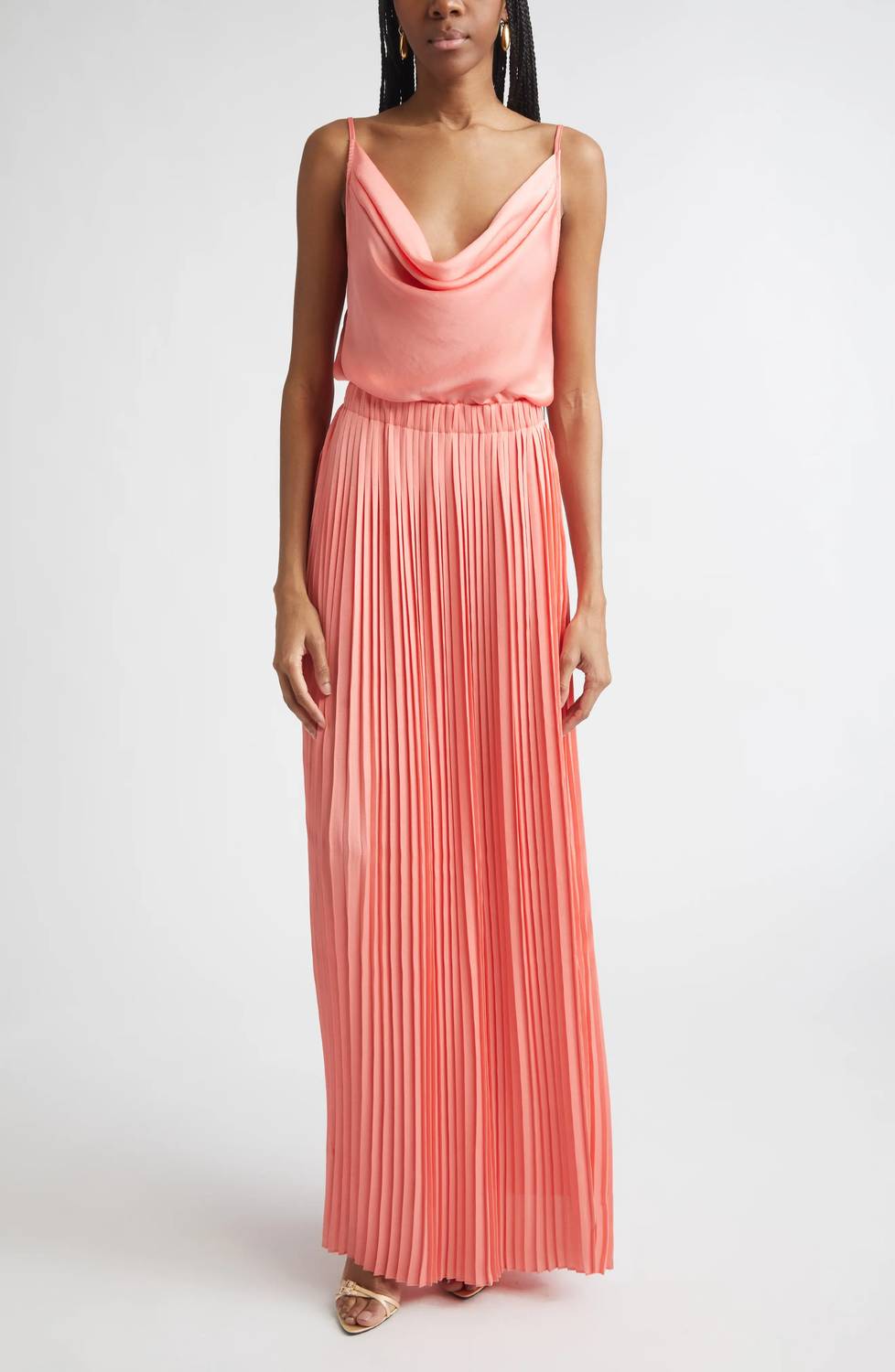 ramy brook maxi dress COLOR:SILK WHITE petticoat White Modest Lace Wedding Effortless and sun