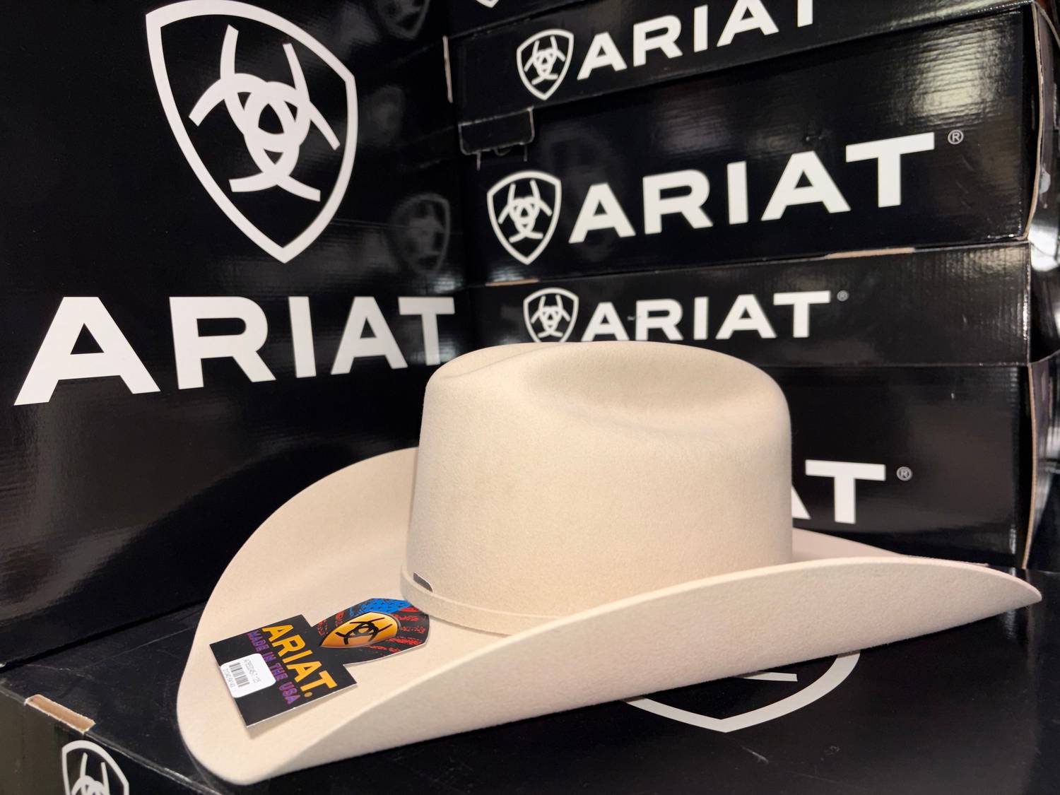 Ariat - Unisex - Beaver 20x Fur Western Ranchers Crown Hat