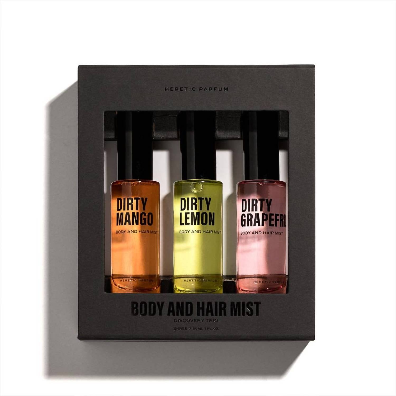 Heretic Parfum Unisex Deluxe Body And Hair Mist Gift Set in dirty mango dirty lemon dirty grapefruit - kids' item - view 5