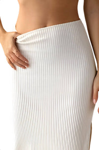 Joah Brown - Side Slit Midi Skirt