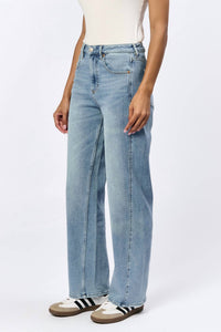 DEAR JOHN DENIM Tommy Straight Leg Jeans in arctic denim - women's jeans - alternate view