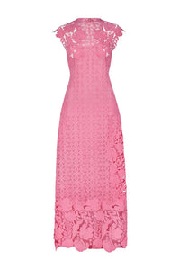 Lela Rose - Lace Sleeveless Pencil Dress
