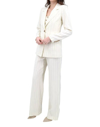 Iris Setlakwe - Striped One Button Blazer