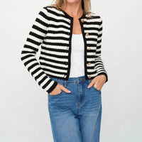 Six/Fifty - Hannah Stripe Cardigan
