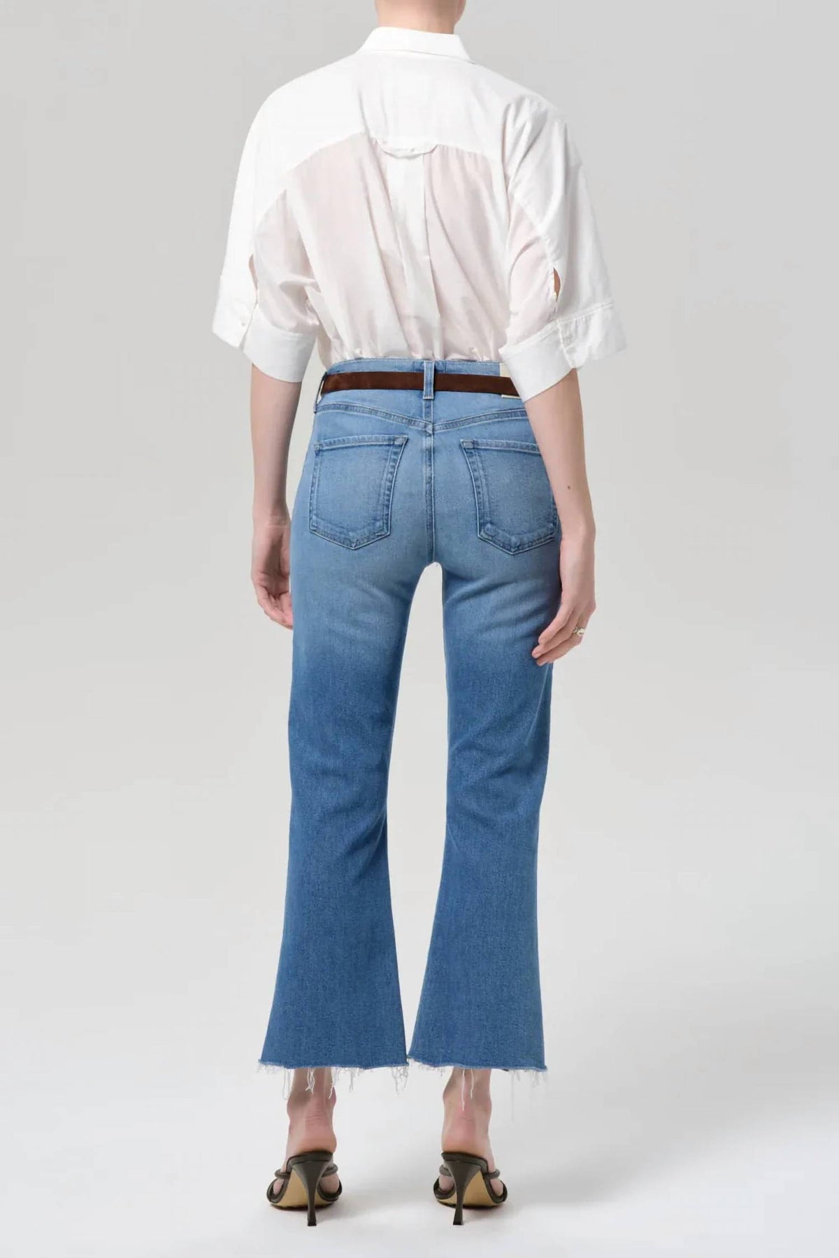 Citizens Of Humanity - Goldie Kick Flare Ankle Raw Hem Jean