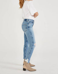 Etica - Scarlet Mid Rise Slim Rock Pool Denim Jeans