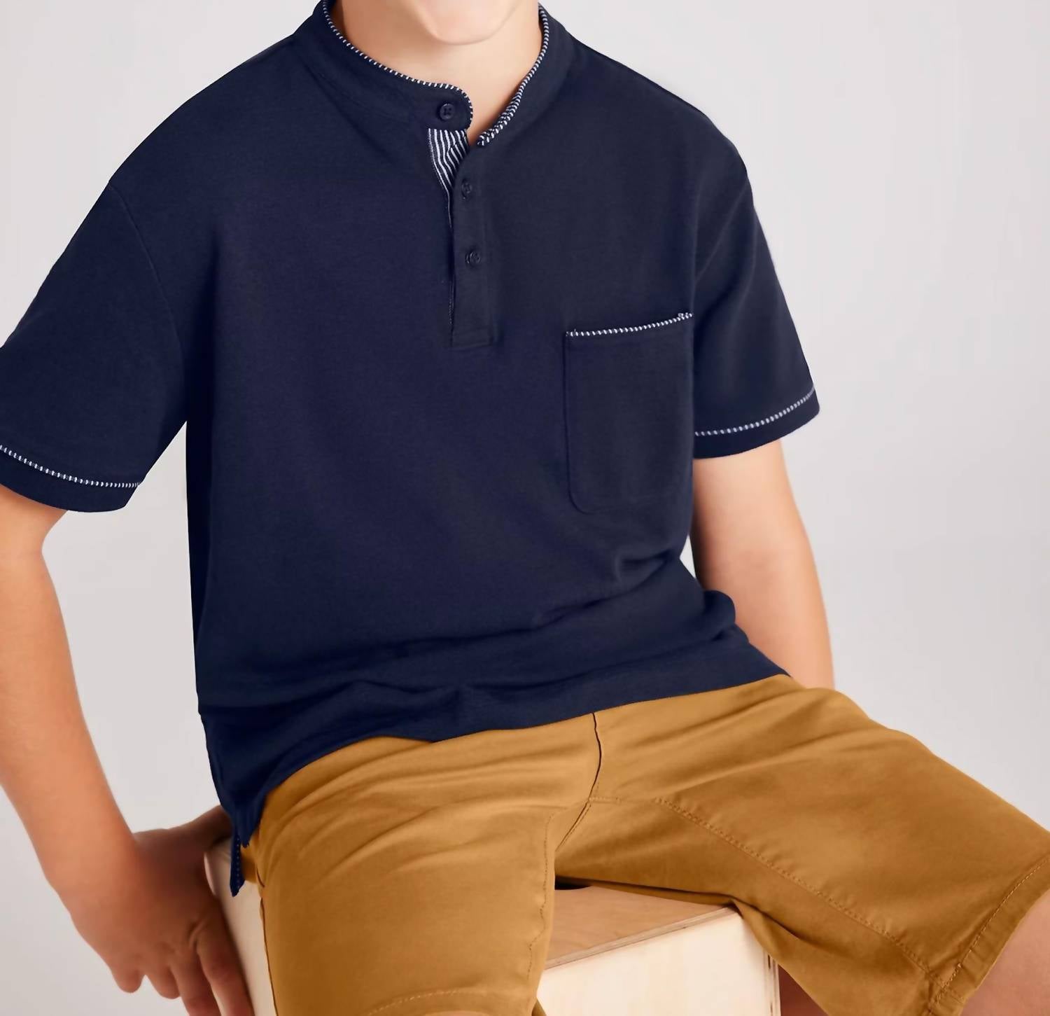 Mayoral - Henley Polo Shirt
