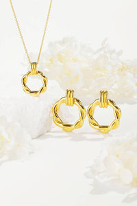 Classicharms - Women's Twisted Hoop Earrings