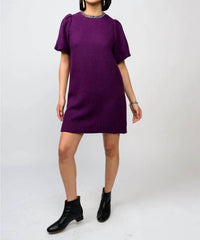 Uncle Frank - Beaded Neck Mini Dress