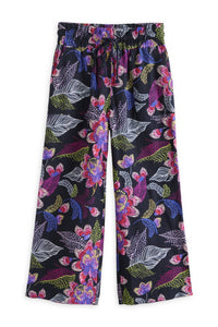 Tribal - Women's Blaine Wide Leg Printed Crinkle Gauze Pants