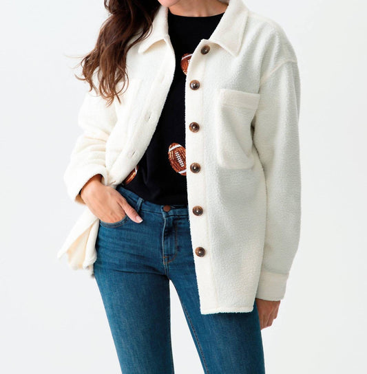 Shiraleah - GET LOUD Sherpa Shacket