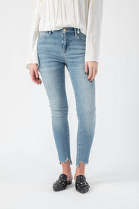 Frame - Le High Skinny Front Chew Jeans